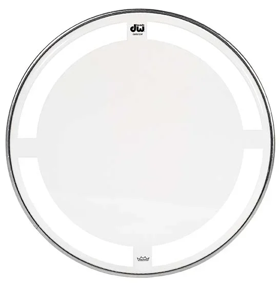 DW 6″ Coated Clear Drumhead