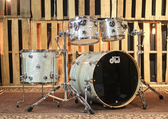 DW Collector’s Pure Birch HVLT Broken Glass Drum Set – 22,10,12,16 – SO#1326801