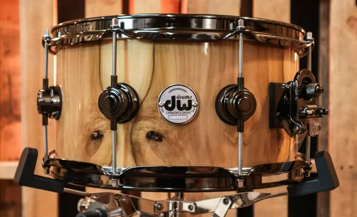 DW Collector’s Tasmanian Natural Lacquer Snare Drum – 6.5×13 – SO#1188926 #194 of 200