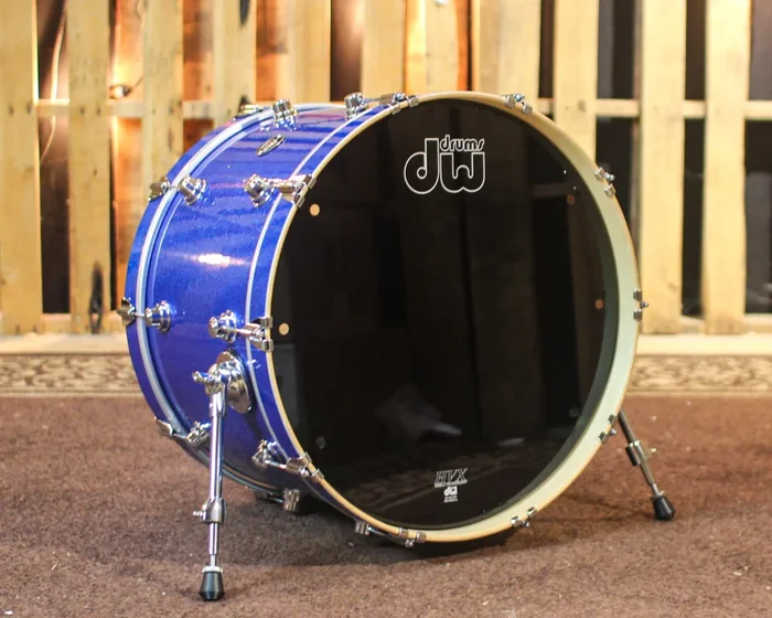 DW Performance Blue Sparkle Bass Drum – 14×22