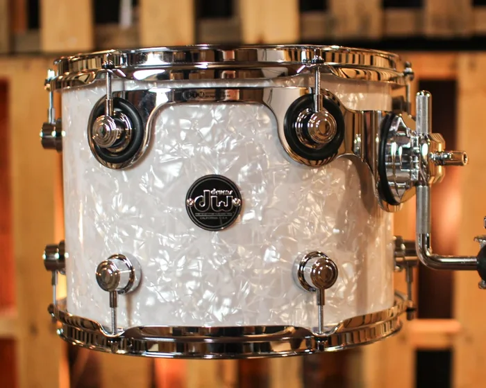 DW Performance White Marine Pearl Rack Tom – 9×12