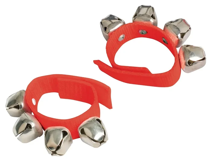 DXP Wrist Bells Red – 4 Bells on Velcro Strap