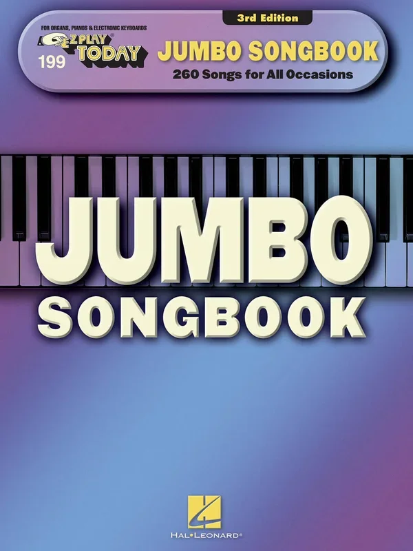 E-Z Play Piano 199, Jumbo Songbook – 3rd Edition