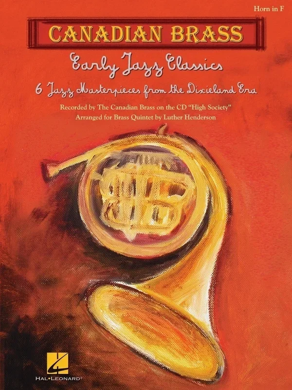 Early Jazz Classics Canadian Brass Quintet Horn (Part) Book