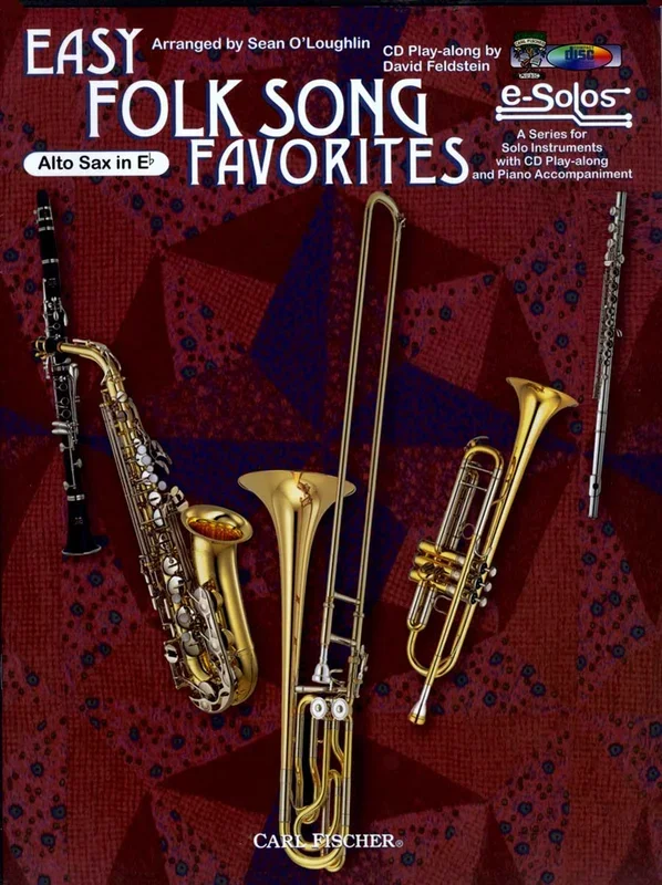 Easy Folk Song Favorites – Alto Sax
