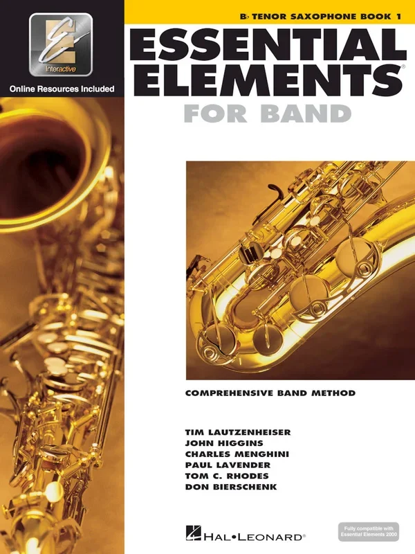 Elementos Esenciales Para Banda – Saxofón Tenor Libro 1