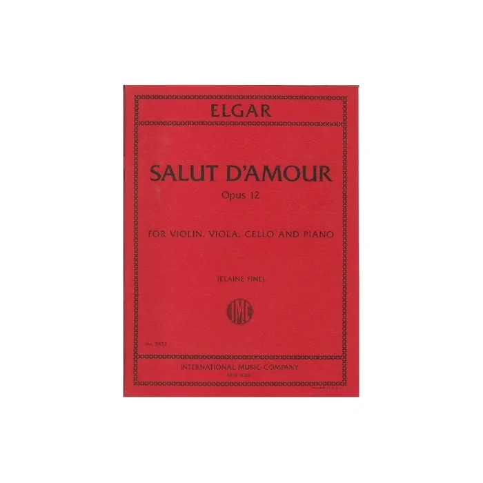 Elgar, Edward – Salut D’amour op.12