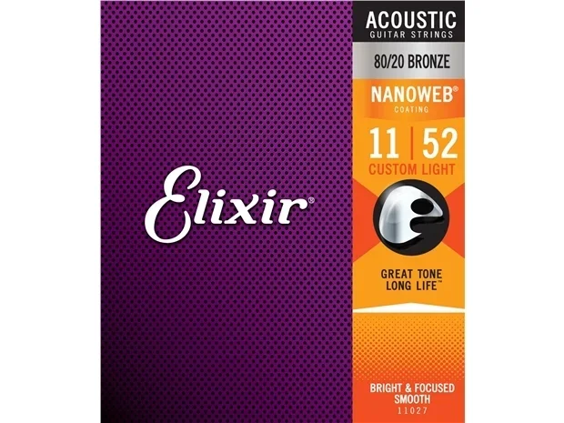 Elixir : #11027: Acoustic Nano Custom Light 11-52
