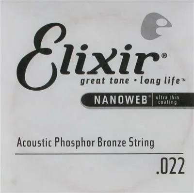 Elixir E14122 Phosphor Nano 022 Single String