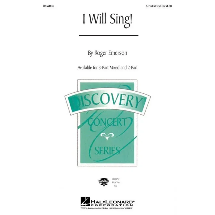 Emerson, Roger – I Will Sing!