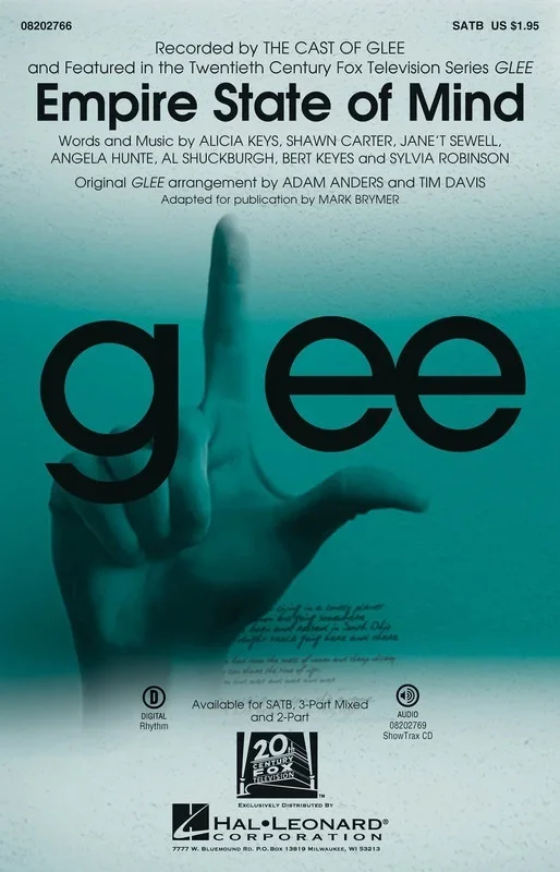 Empire State Of Mind From Glee 3Pt (Octavo)