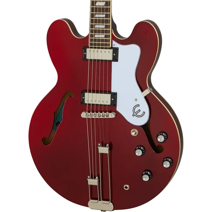 Epiphone Riviera Semihollow Electric Guitar, Sparkling Burgundy
