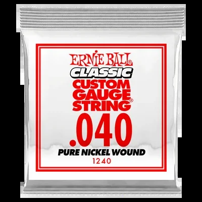 Ernie Ball .040 Pure Nickel Round Wound