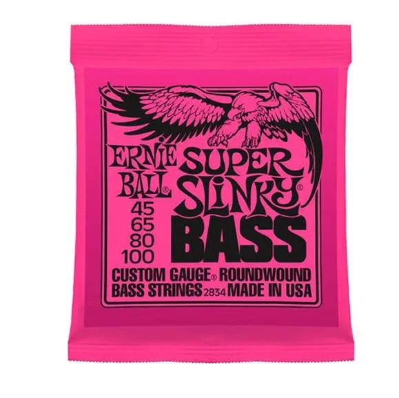 Ernie Ball 2834 Super Slinky Bass Nickel Wound .045 – .100