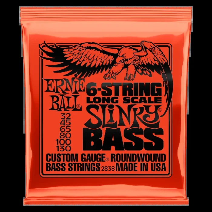 Ernie Ball 6 String Slinky Bass Strings (32-130)