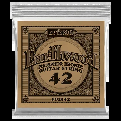 Ernie Ball Earthwood .042 Phosphor Bronze Acoustic Single