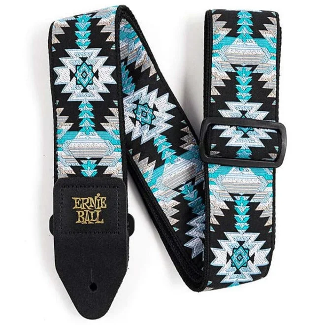Ernie Ball Guitar Strap Albuquebue Blue Jacquard – 4609EB