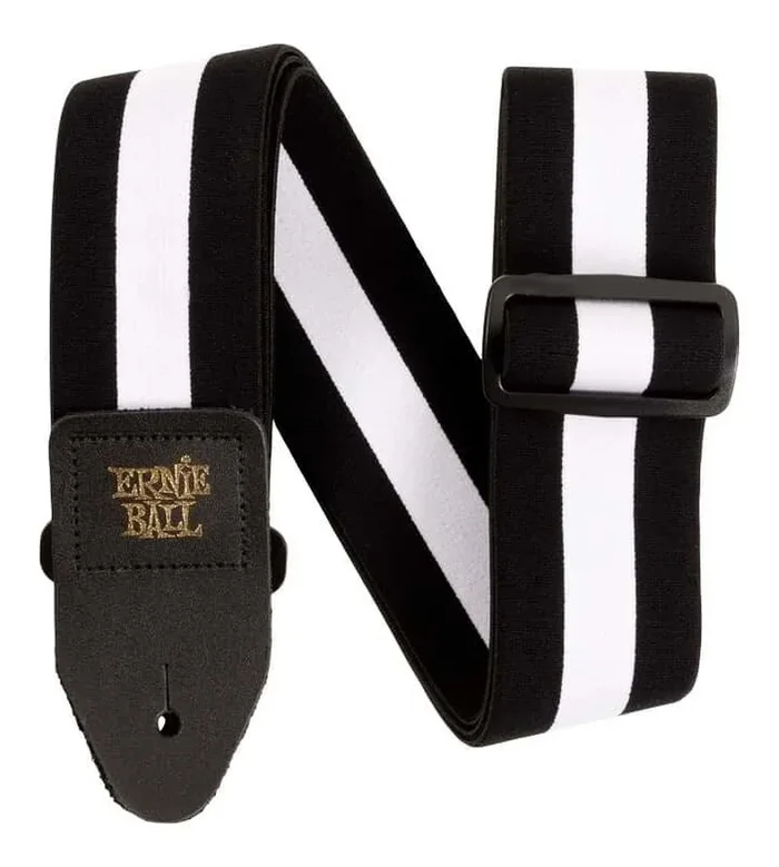 Ernie Ball Stretch Comfort Strap – Racer White