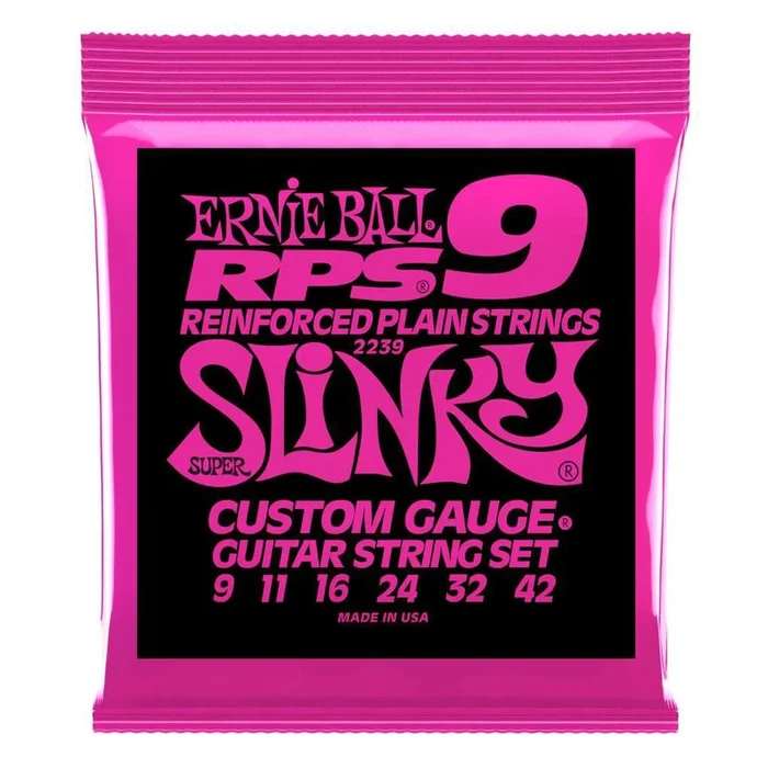Ernie Ball Super Slinky 9 – 42 Electric Guitar Strings