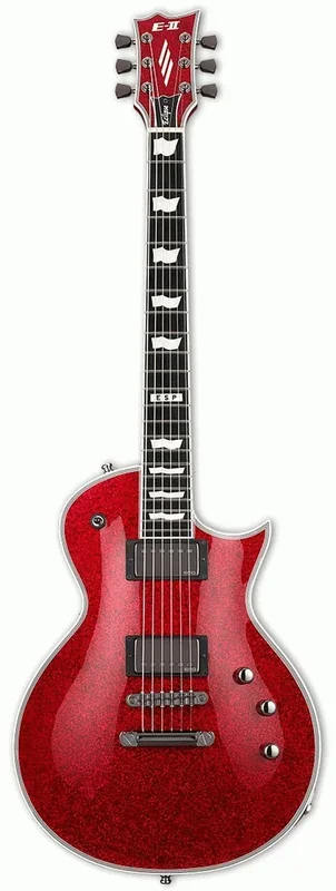 ESP E-2 Eclipse Red Sparkle Electric Guitar