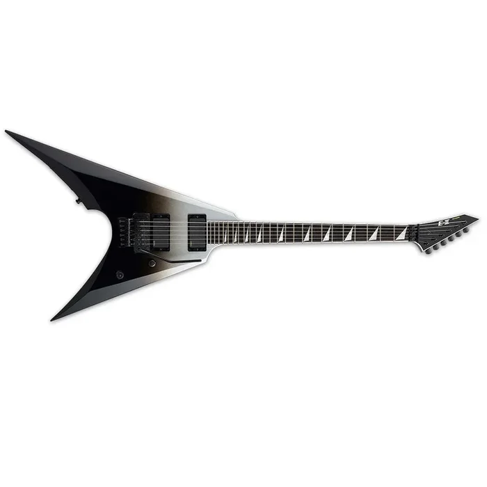 ESP E-II ARROW Electric Guitar Black Silver Fade w/ Floyd Rose & EMGs
