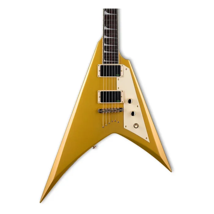 ESP LTD KH-V Kirk Hammett Signature Electric Guitar – Metallic Gold
