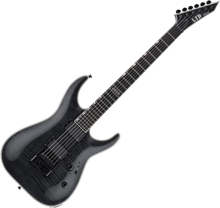 ESP LTD MH 1001 Evertune FM Electric Guitar in See Thru Black – LMH1000ETFMSTBK