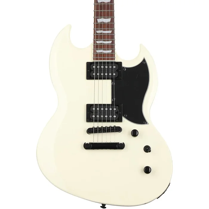 ESP LVIPER256OW 6 String LTD Viper 256 Electric Guitar – Olympic White, Right