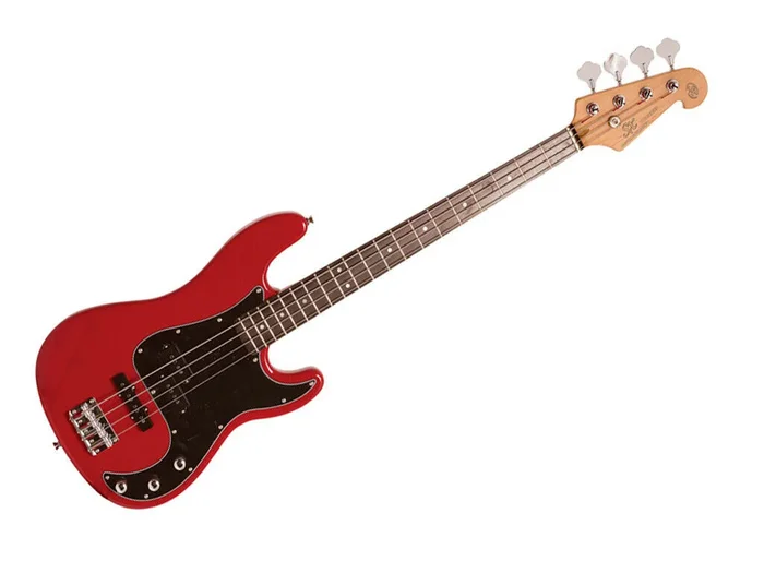 Essex Vintage Style P-J Bass Fiesta Red Maple