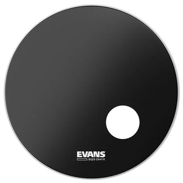 Evans 20″ Onyx Resonant Bass Drum
