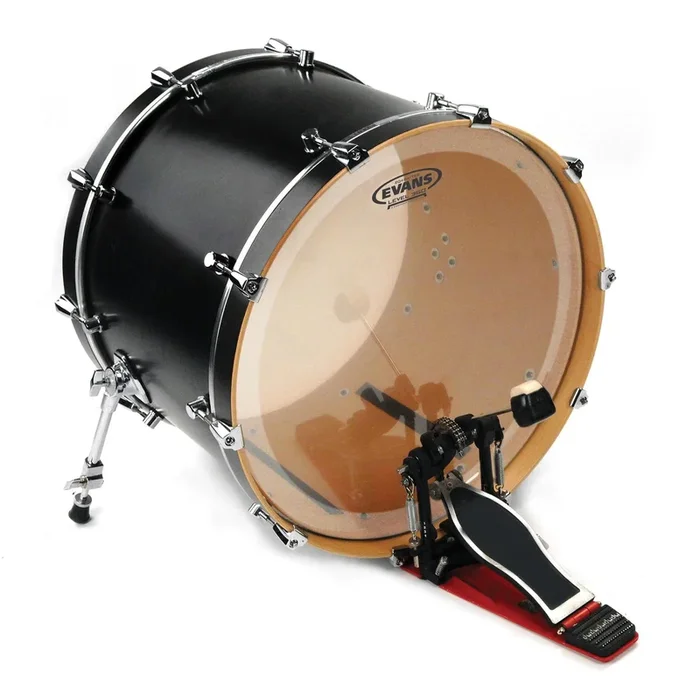 Evans EQ4 Clear Bass Drum Head, 18 Inch *SKIN ONLY*