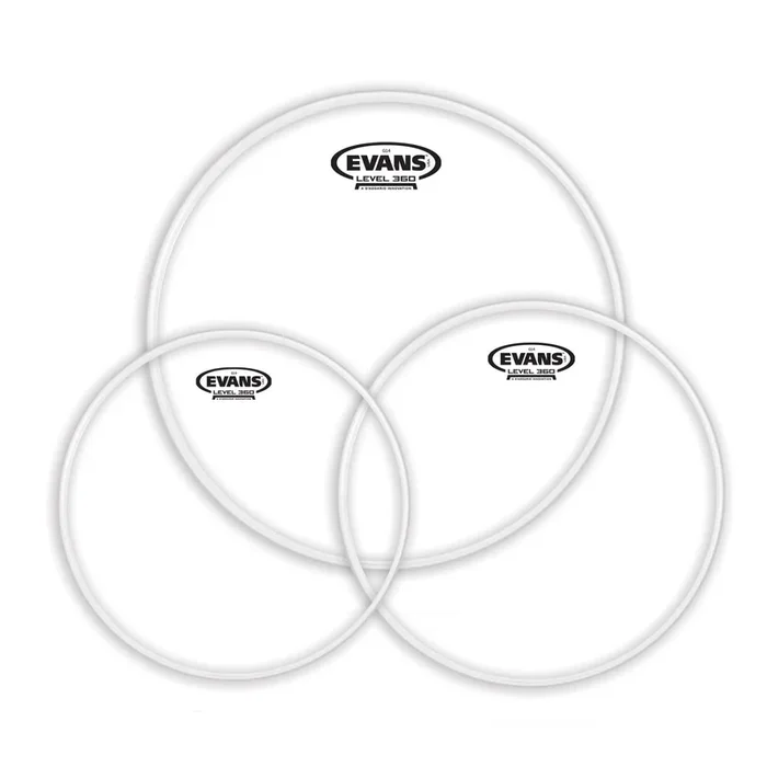 Evans G14 Tompack Clear, Standard (12 inch, 13 inch, 16 inch) *SKIN ONLY*