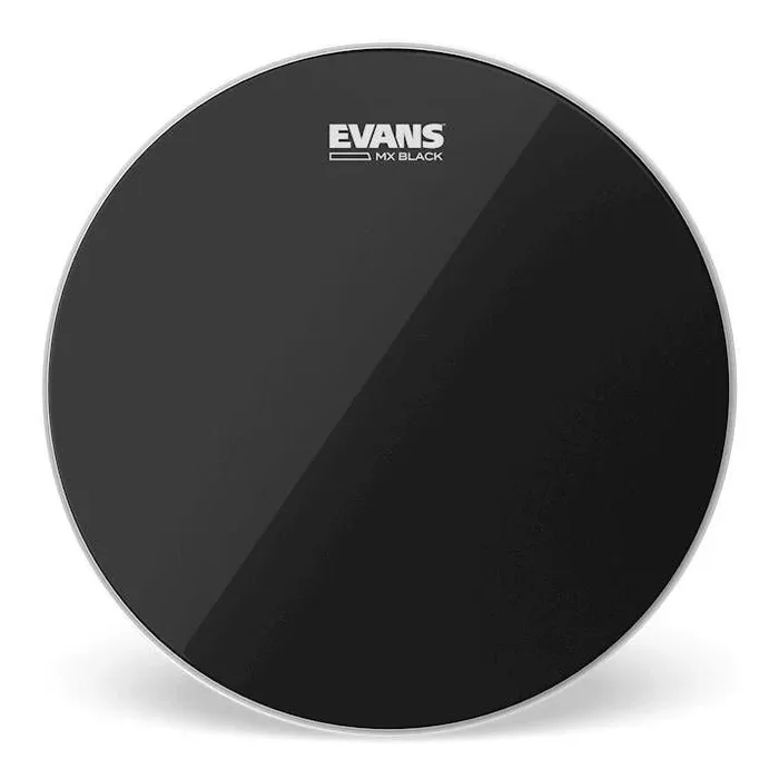 Evans MX Black Marching Tenor Drumhead, 12 Inch