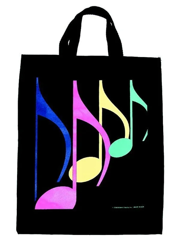 Extra Large Totebag 8th Notes