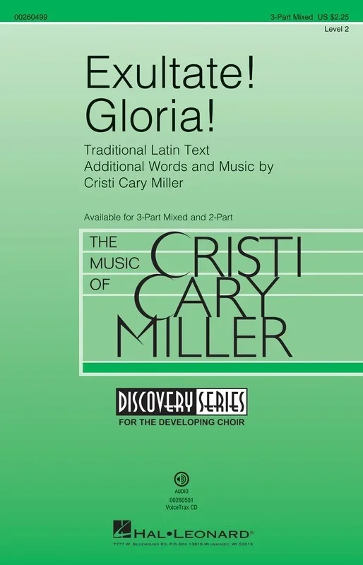 Exultate! Gloria! 3 Part Mixed (Octavo)
