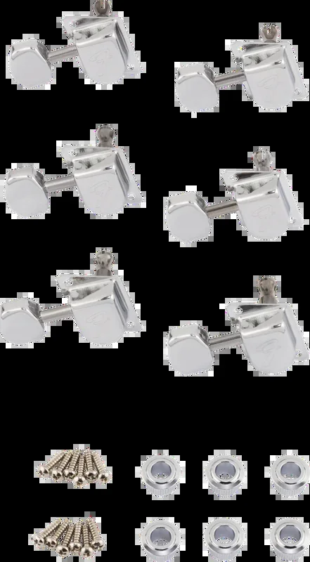 Fender 70s F Style Stratocaster®-Telecaster® Tuning Machines (Left-Hand)