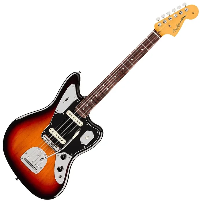 Fender American Professional Classic Jaguar Electric Guitar Rosewood in 3 Color Sunburst w/Deluxe Bag – 0114990300