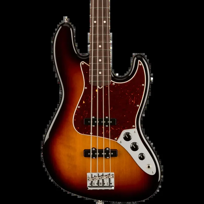 Fender American Professional II Jazz Bass – 3-Color Sunburst, Rosewood Fretboard