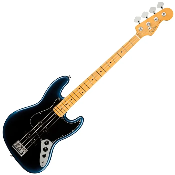 Fender American Professional II Jazz Electric Bass Maple Dark Night w/Case – 0193972761