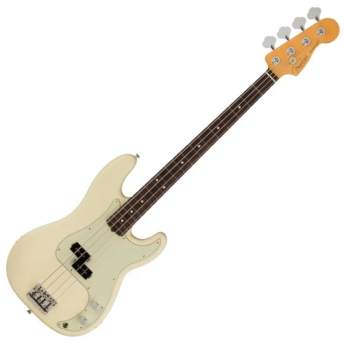 Fender American Professional II P Bass Rosewood Olympic White Electric Bass w/Case – 0193930705