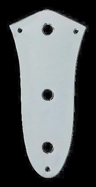Fender American Vintage 62 Jazz Bass Control Plate – Chrome (3-Hole)