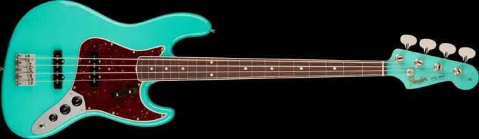 Fender American Vintage II 1966 Jazz Bass Electric Guitar w/Rosewood Fretboard – Sea Foam Green