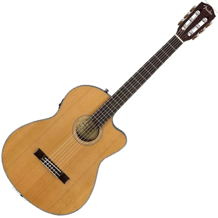 Fender CN 140SCE Classical Thinline Acoustic Electric in Natural w/Case – 0970264321