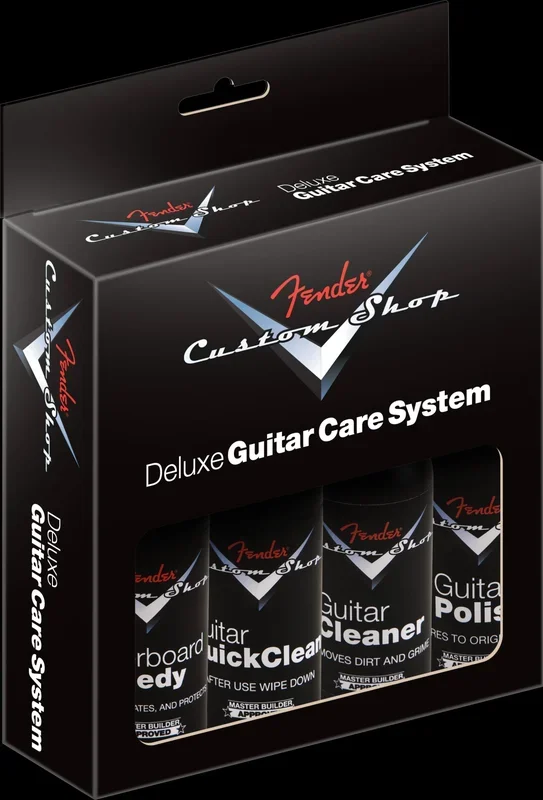 Fender CS Deluxe Guitar Care System 4 Pack Black