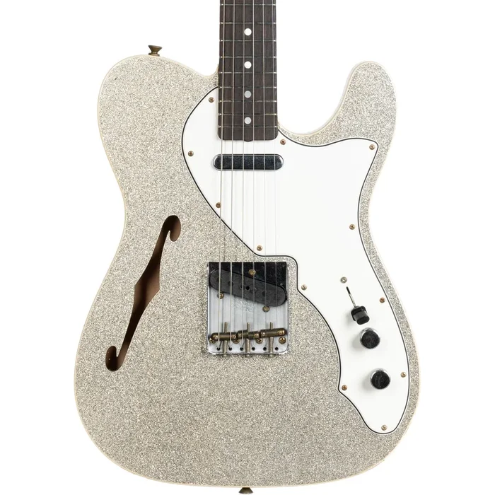 Fender Custom Shop – ‘60 Telecaster Custom Thinline – Aged Silver Sparkle