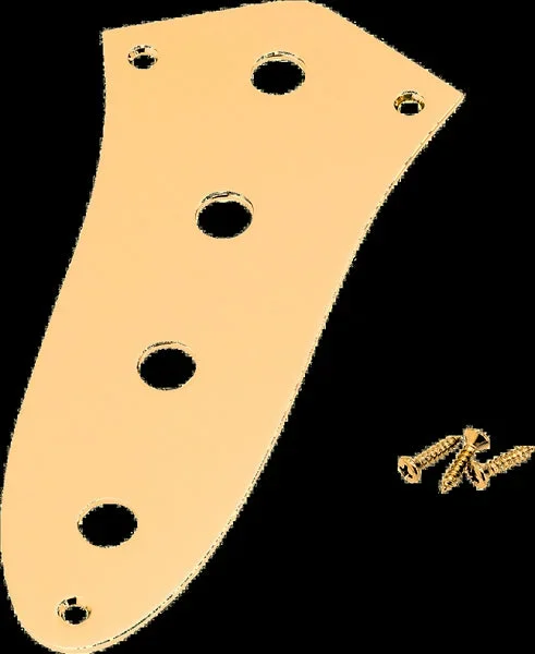 Fender Jazz Bass Control Plate 4-Hole – Gold