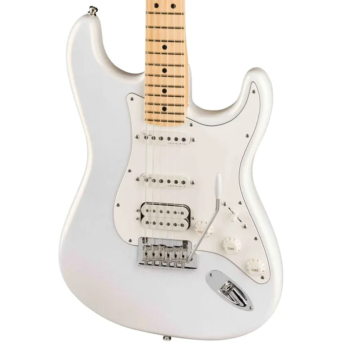Fender Juanes Stratocaster Electric Guitar – Luna White, Maple Fingerboard