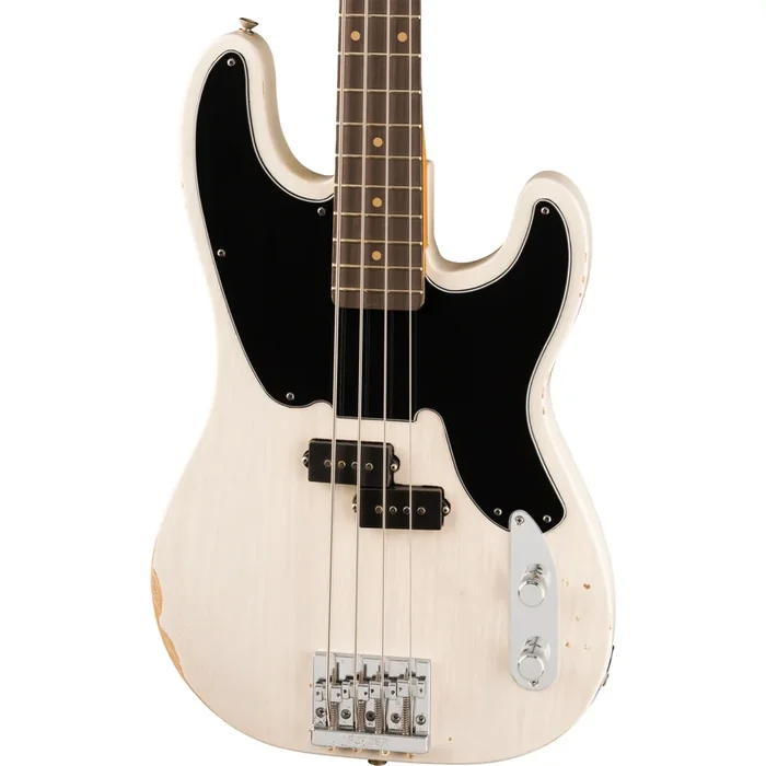 Fender Mike Dirnt Road Worn Precision Bass – Rosewood Fingerboard, White Blonde
