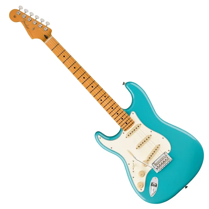 Fender Player II Left Handed Stratocaster Electric Guitar in Aquatone Blue – 0140532518