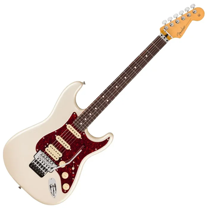 Fender Player II Modified Stratocaster HSS Floyd Rose Electric Guitar Rosewood in Olympic Pearl – 0147440323